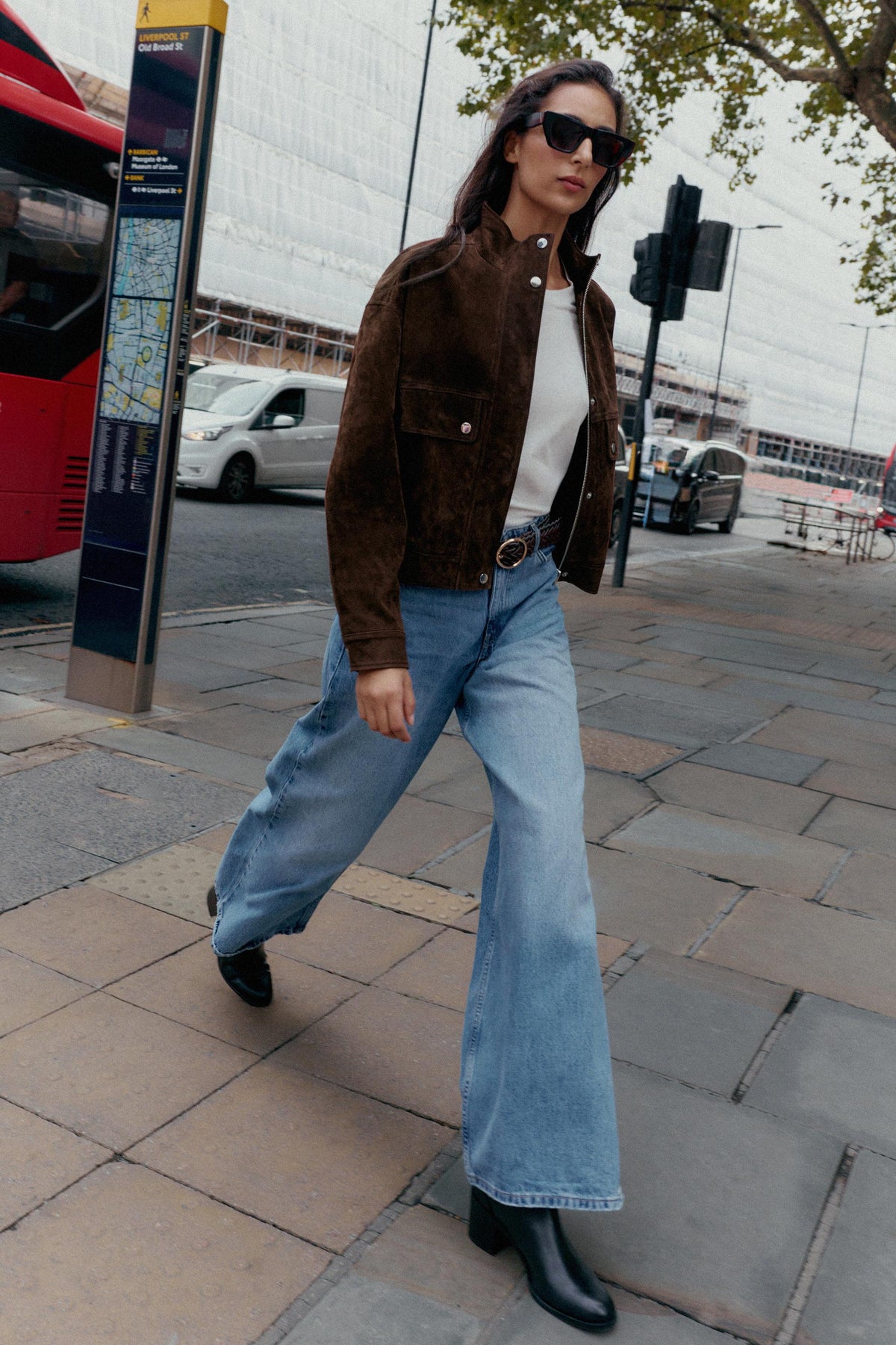 High-Waist Wide-Leg Jeans