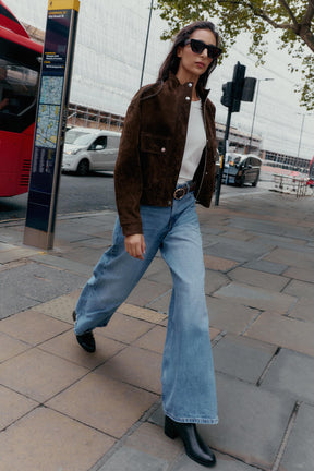 High-Waist Wide-Leg Jeans