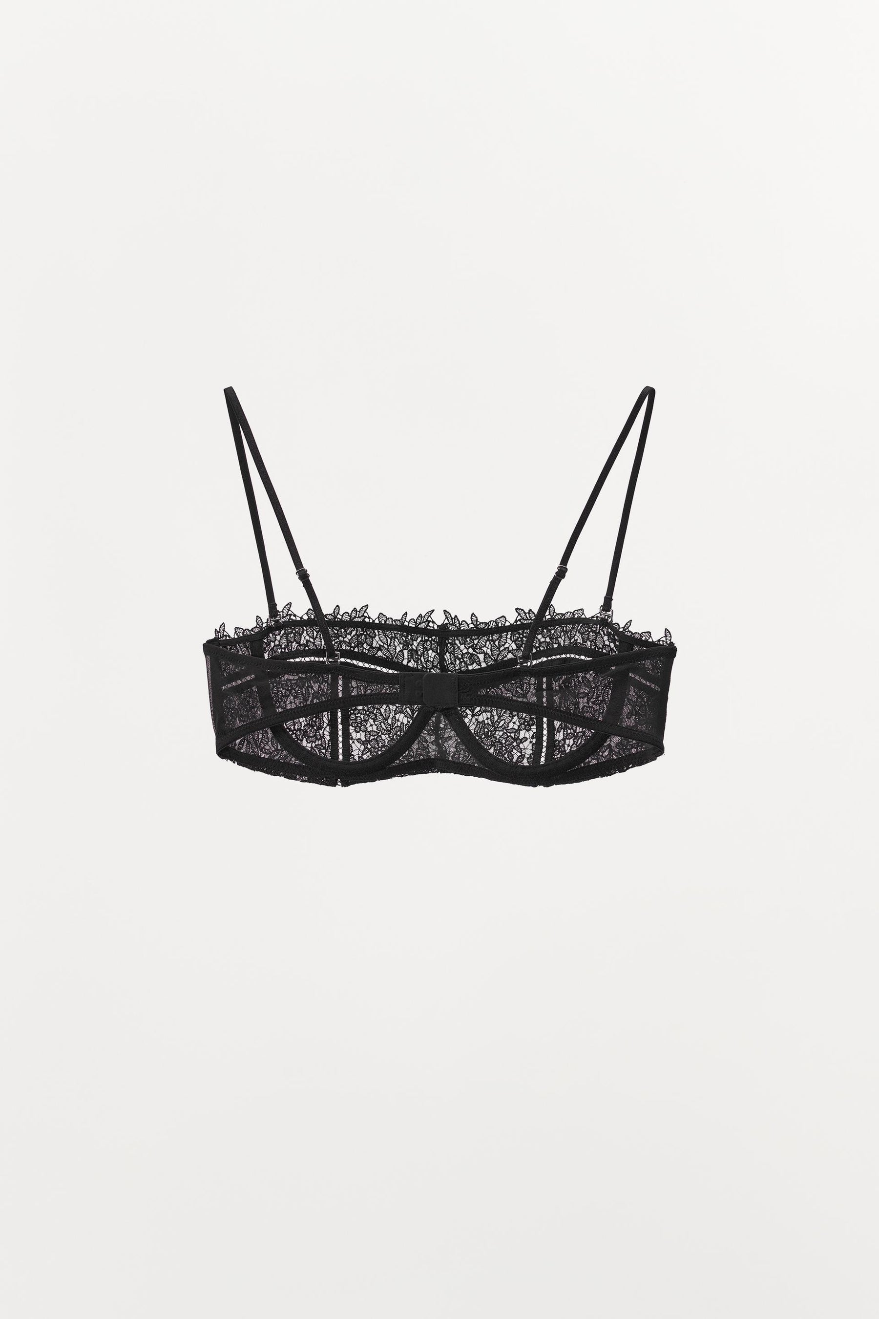 Underwired Mesh Lace Bra