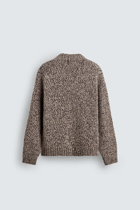 WOOL BLEND TEXTURED JUMPER - Image 8