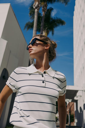 SHORT SLEEVE KNIT POLO SHIRT - Image 2