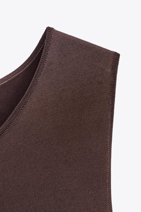 KNIT MIDI DRESS - Image 5