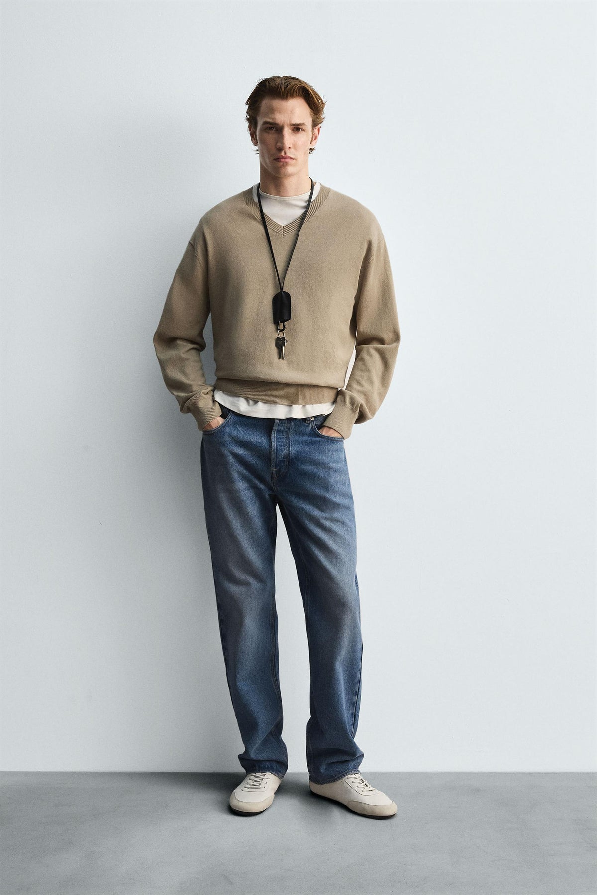 COTTON-RAMIE SWEATER - Image 1