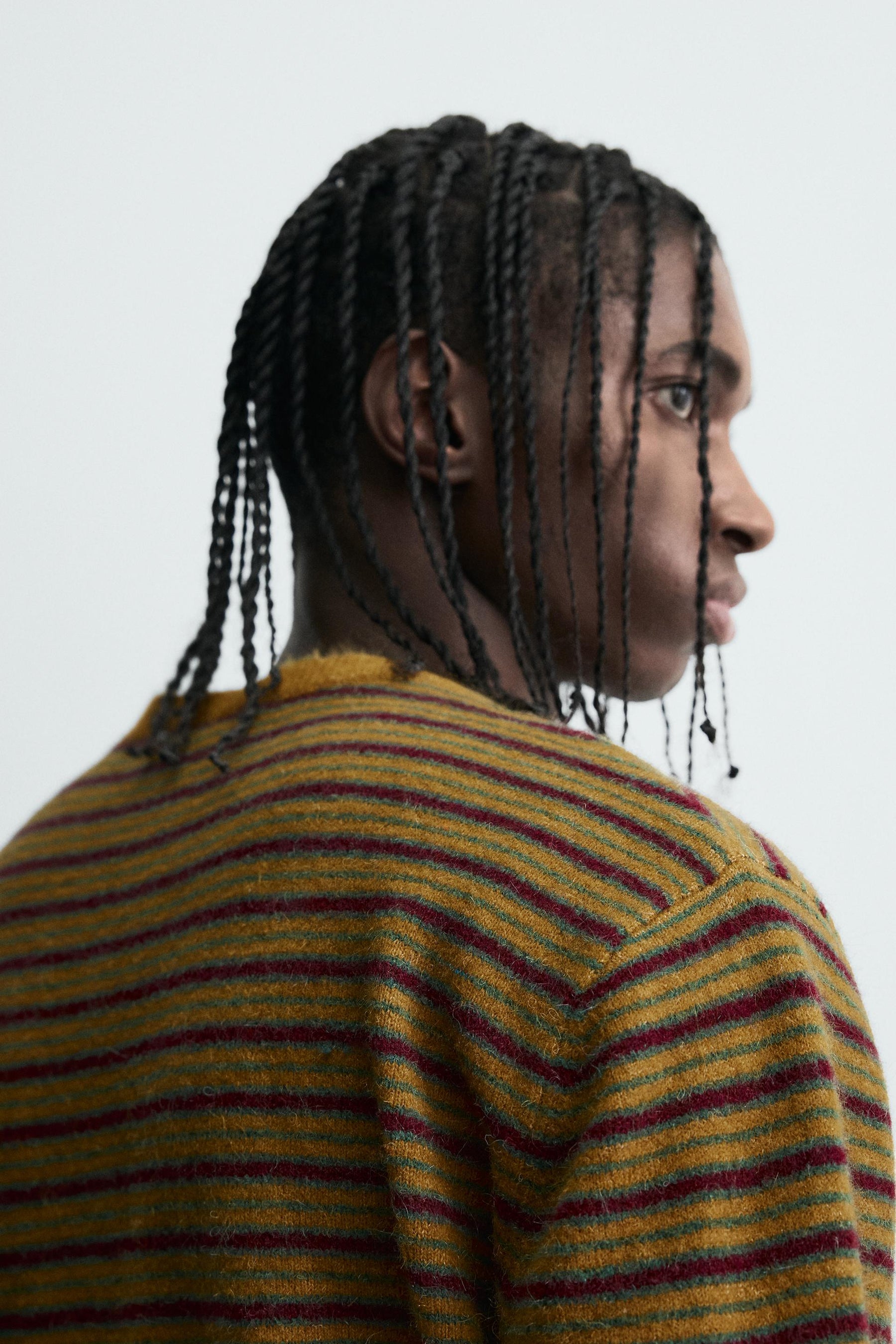 STRIPED JACQUARD CARDIGAN - Image 8