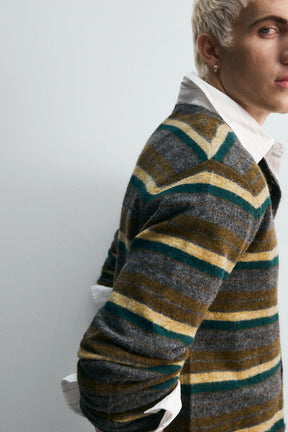STRIPED JACQUARD CARDIGAN - Image 5
