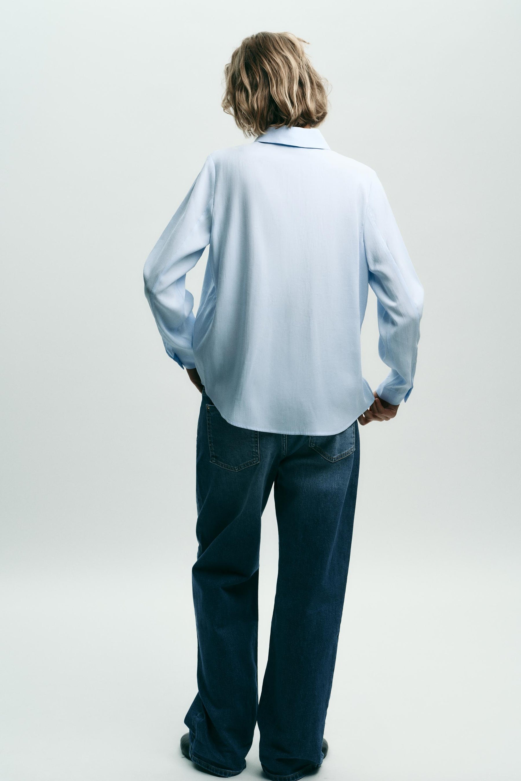 Soft-touch flowing shirt