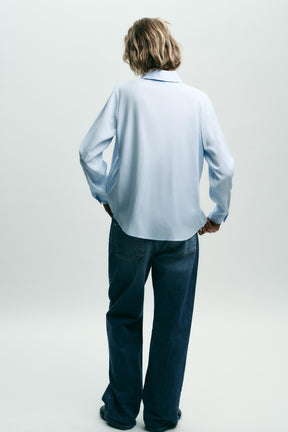 Soft-touch flowing shirt