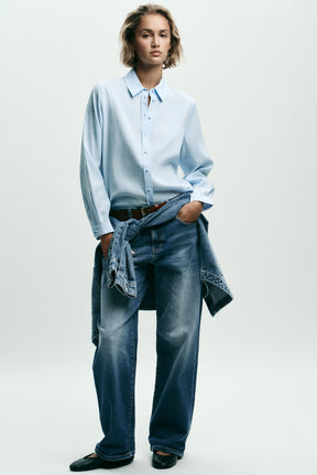 Soft-touch flowing shirt