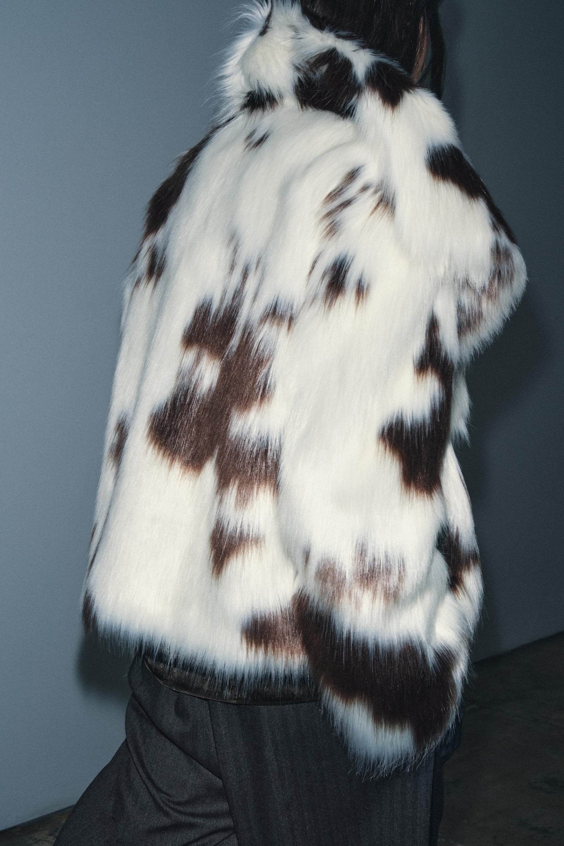FAUX FUR JACKET ZW COLLECTION LIMITED EDITION - Image 3
