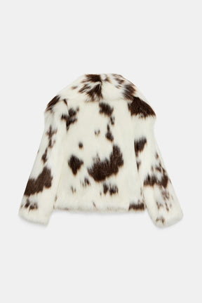 FAUX FUR JACKET ZW COLLECTION LIMITED EDITION - Image 8