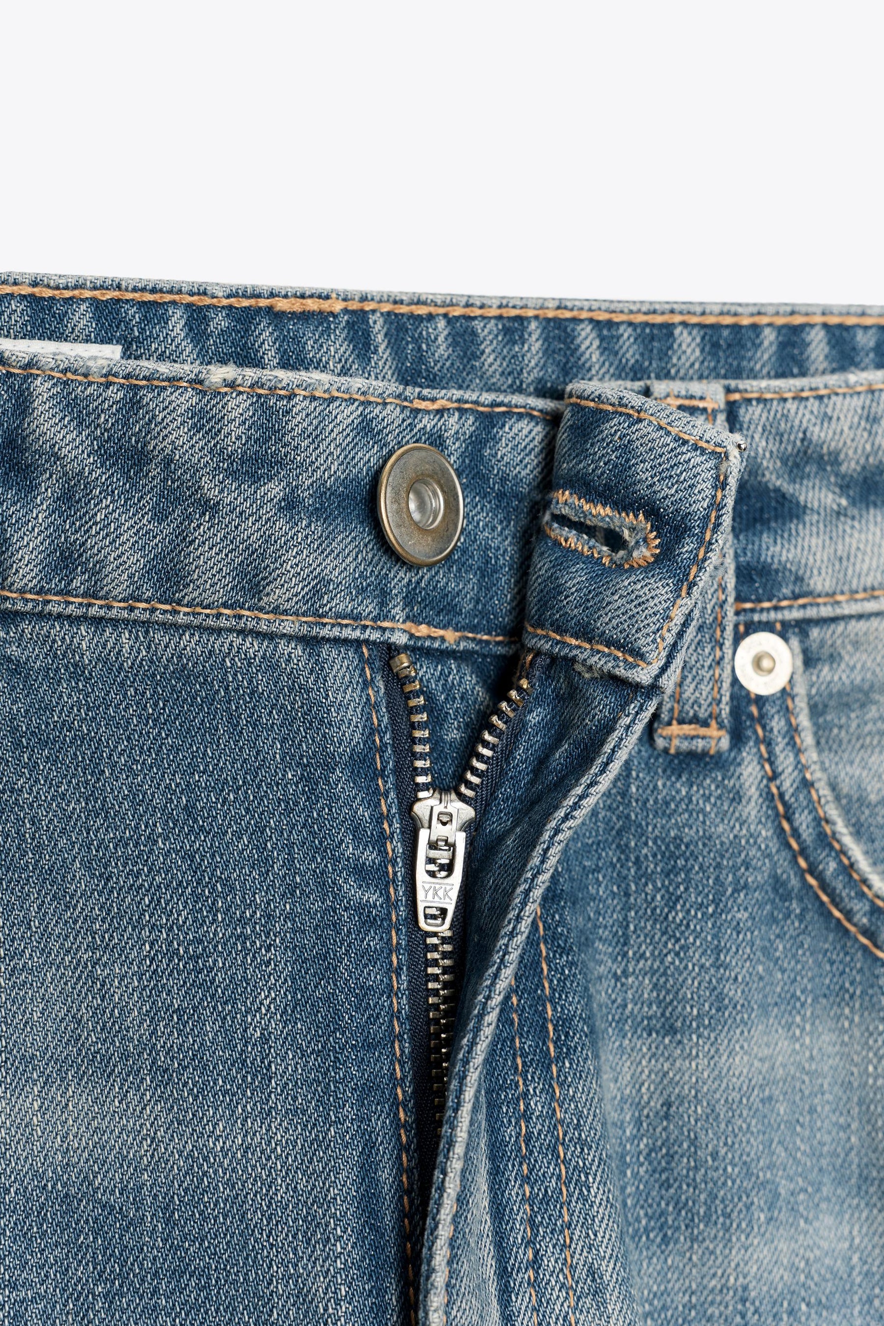 Mid-Waist Baggy Jeans