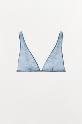 SILK RUCHED BRALETTE