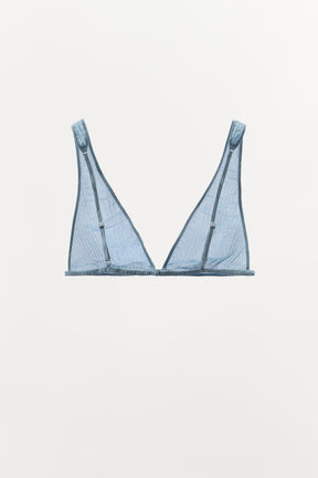 SILK RUCHED BRALETTE