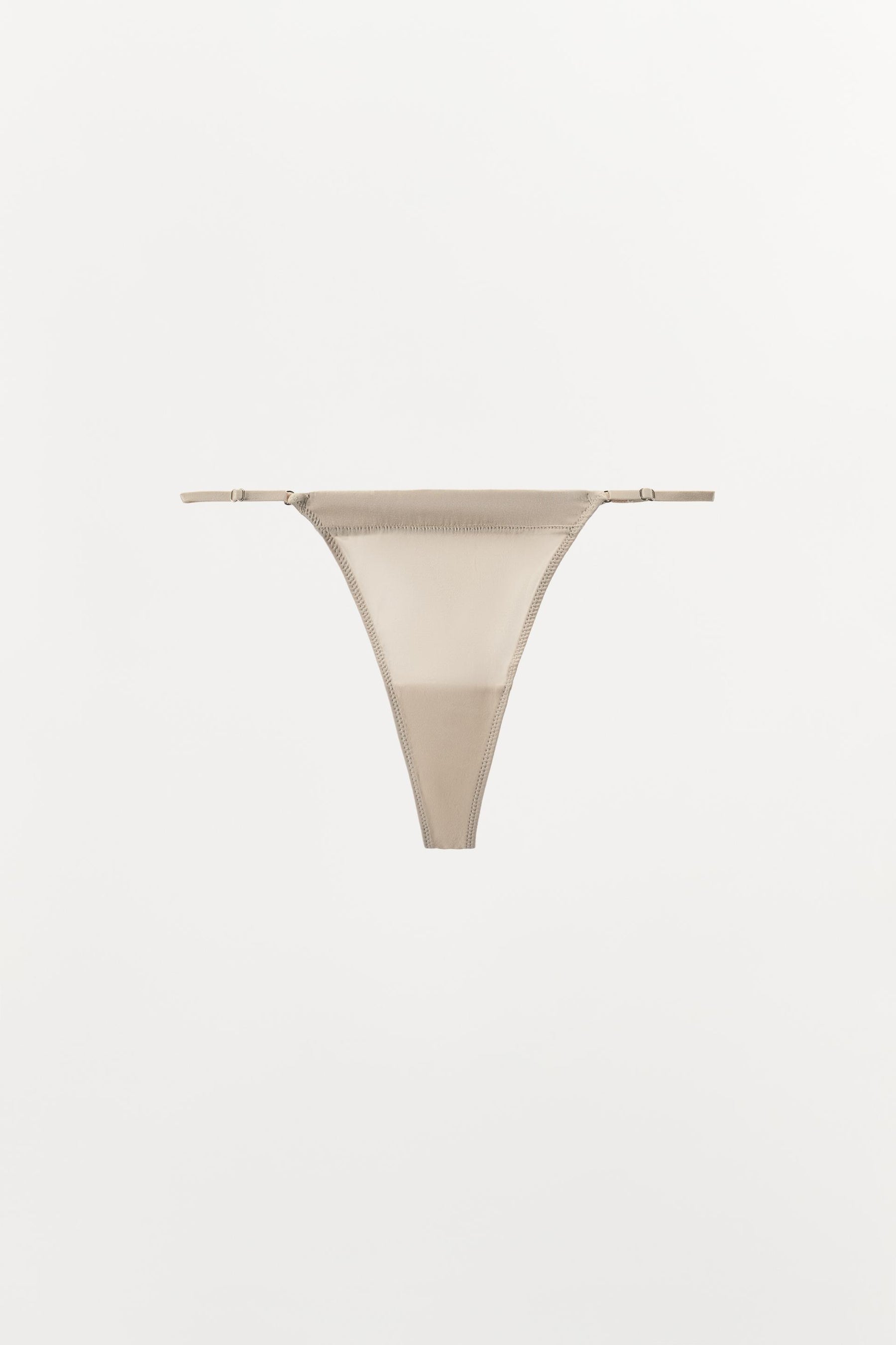 SILK MIX THONG