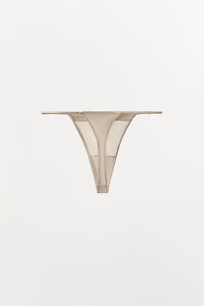 SILK MIX THONG