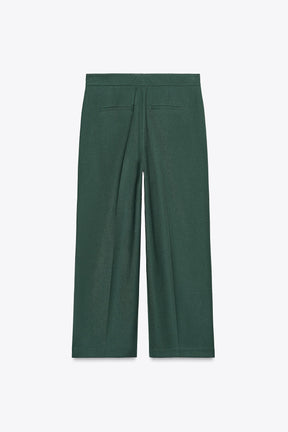 High-waist Culotte Trousers