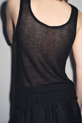 POINTELLE KNIT CROP TOP - Image 3