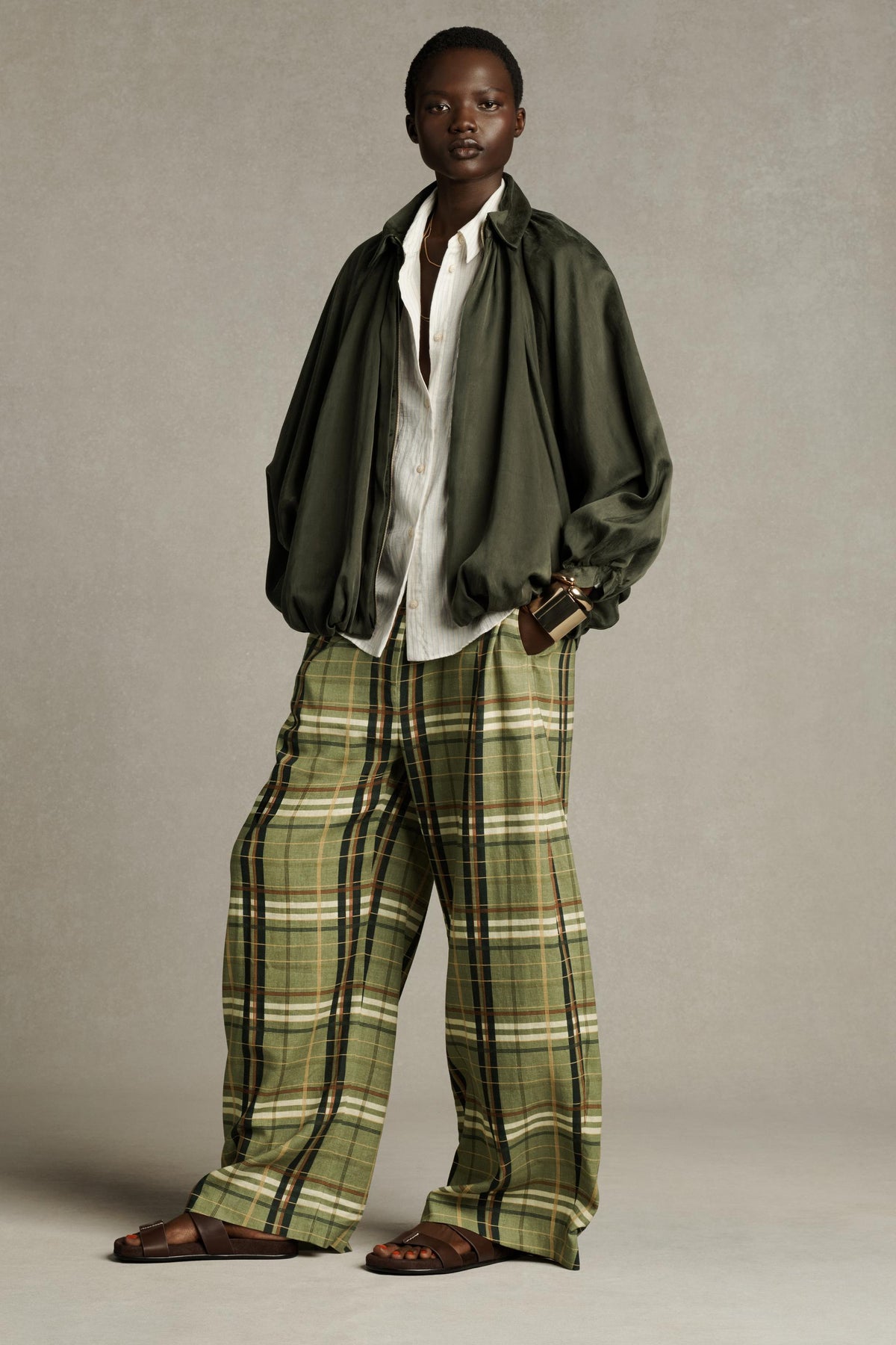 PUFFED BOMBER JACKET - ZW COLLECTION - Image 1