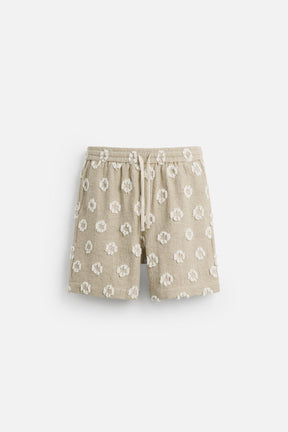JACQUARD TEXTURED BERMUDA SHORTS - Image 5