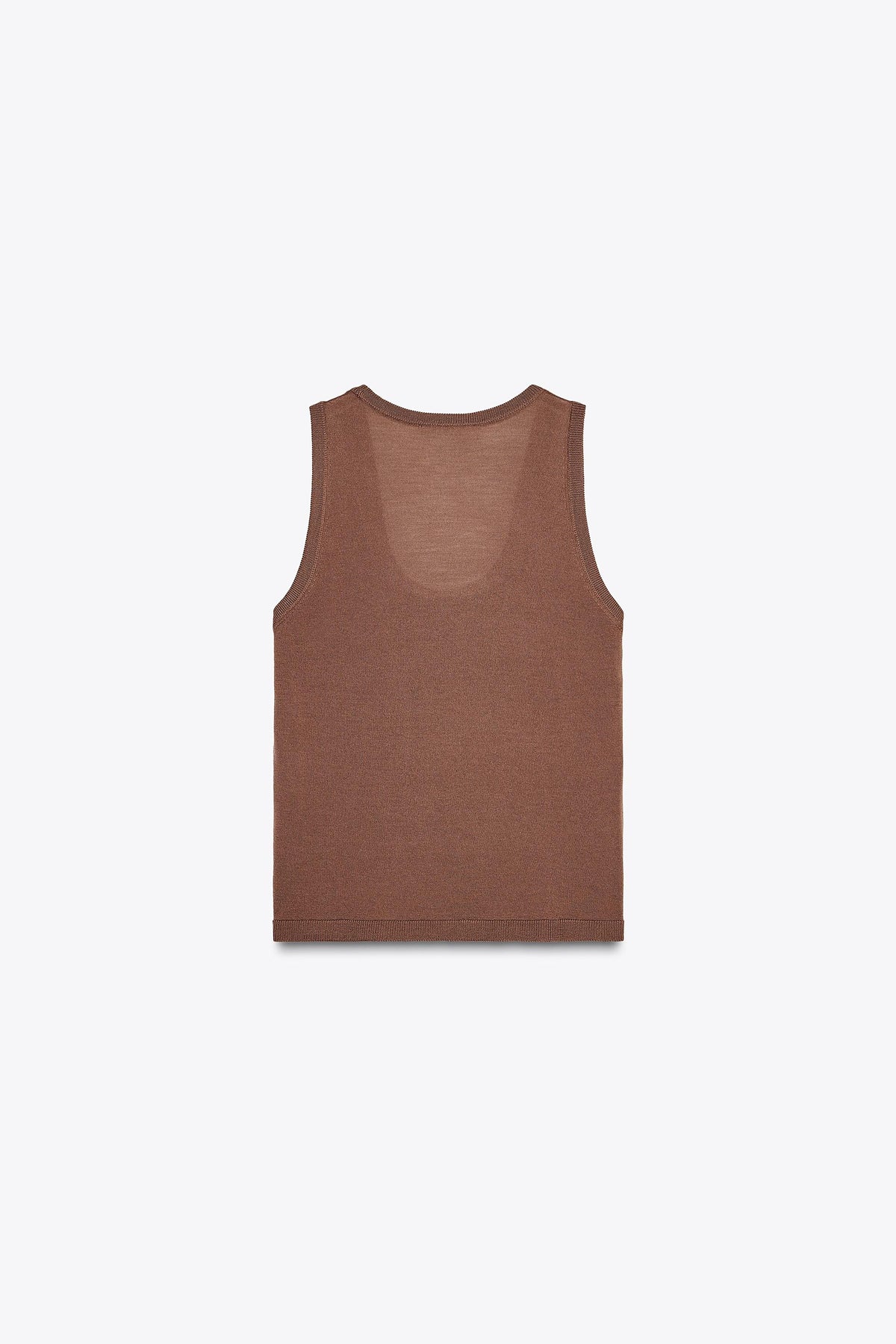 100% WOOL SLEEVELESS TOP - Image 1