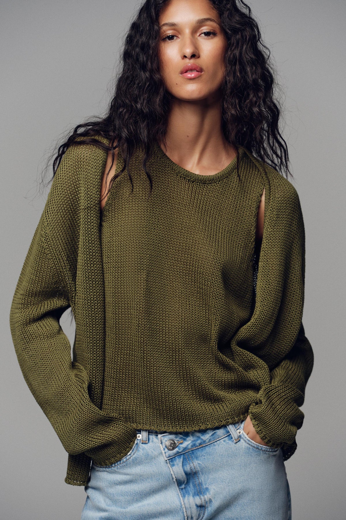 100% COTTON KNIT TOP - Image 2