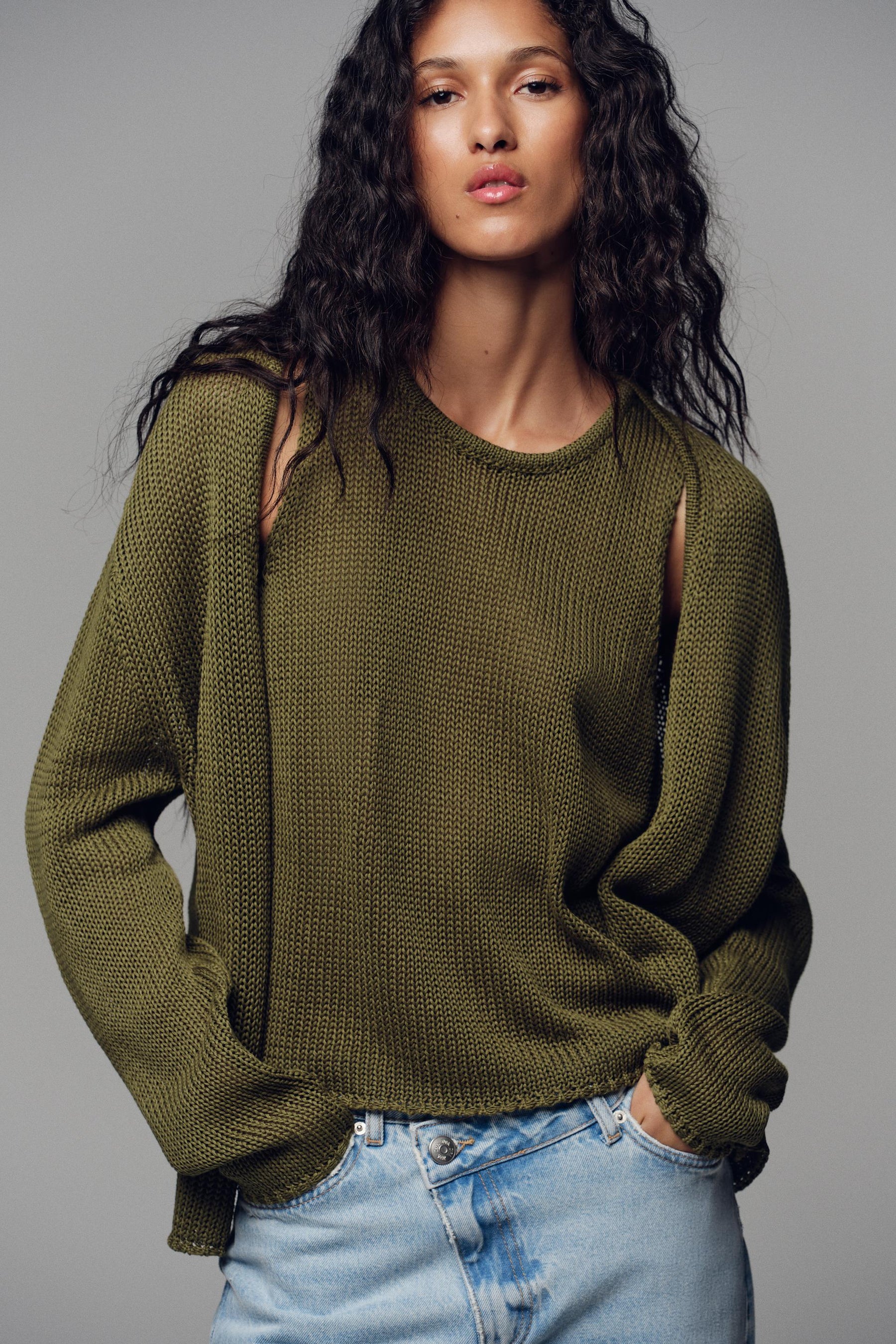 100% COTTON KNIT TOP - Image 2