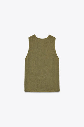 100% COTTON KNIT TOP - Image 7