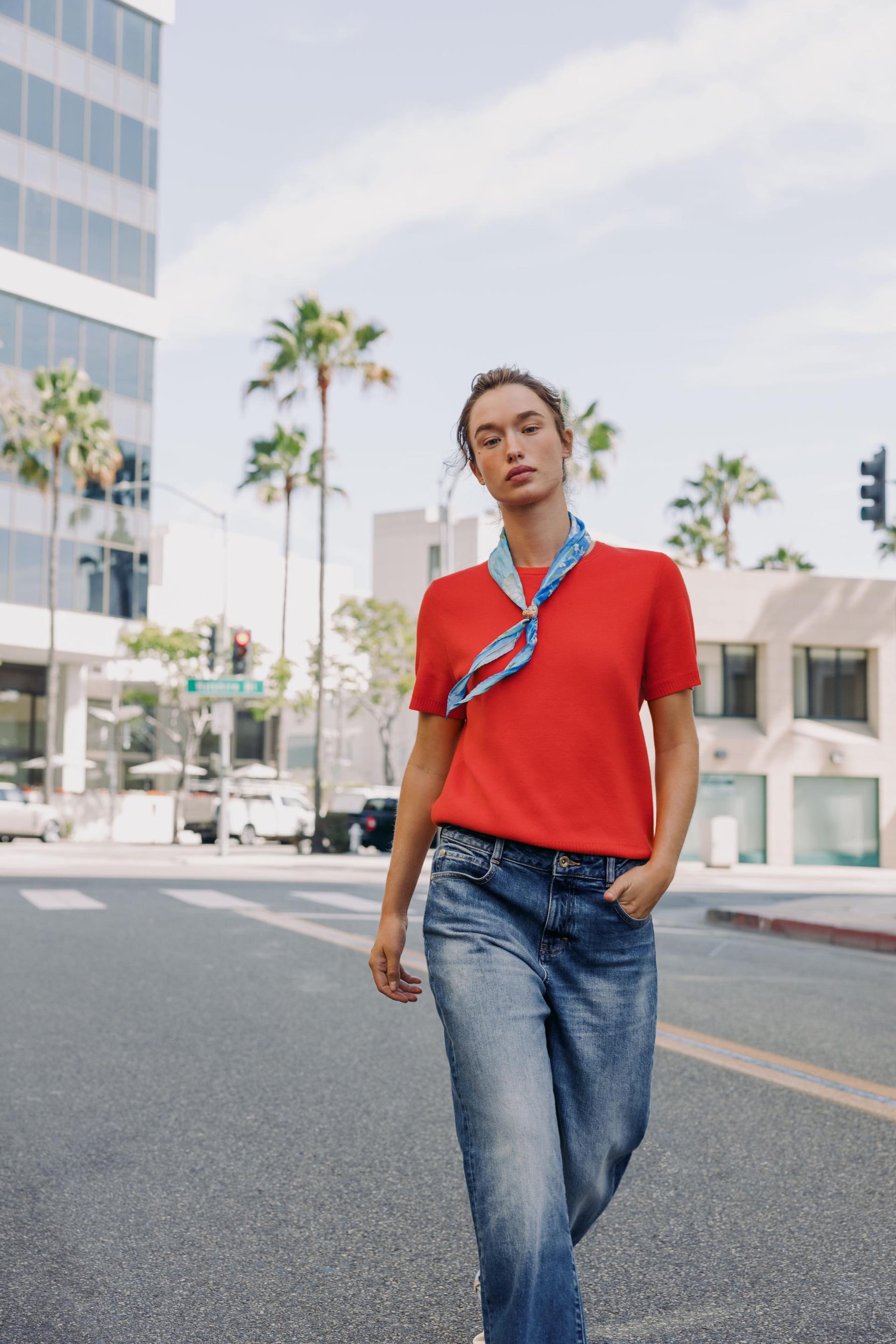 PLAIN KNIT SHORT SLEEVE JUMPER - Image 2