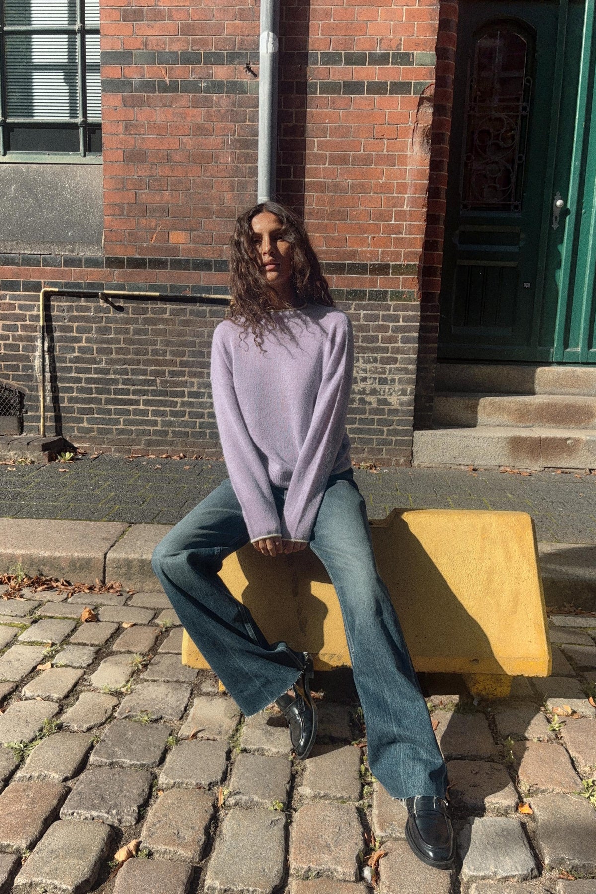 KNIT JUMPER WITH TRIMS