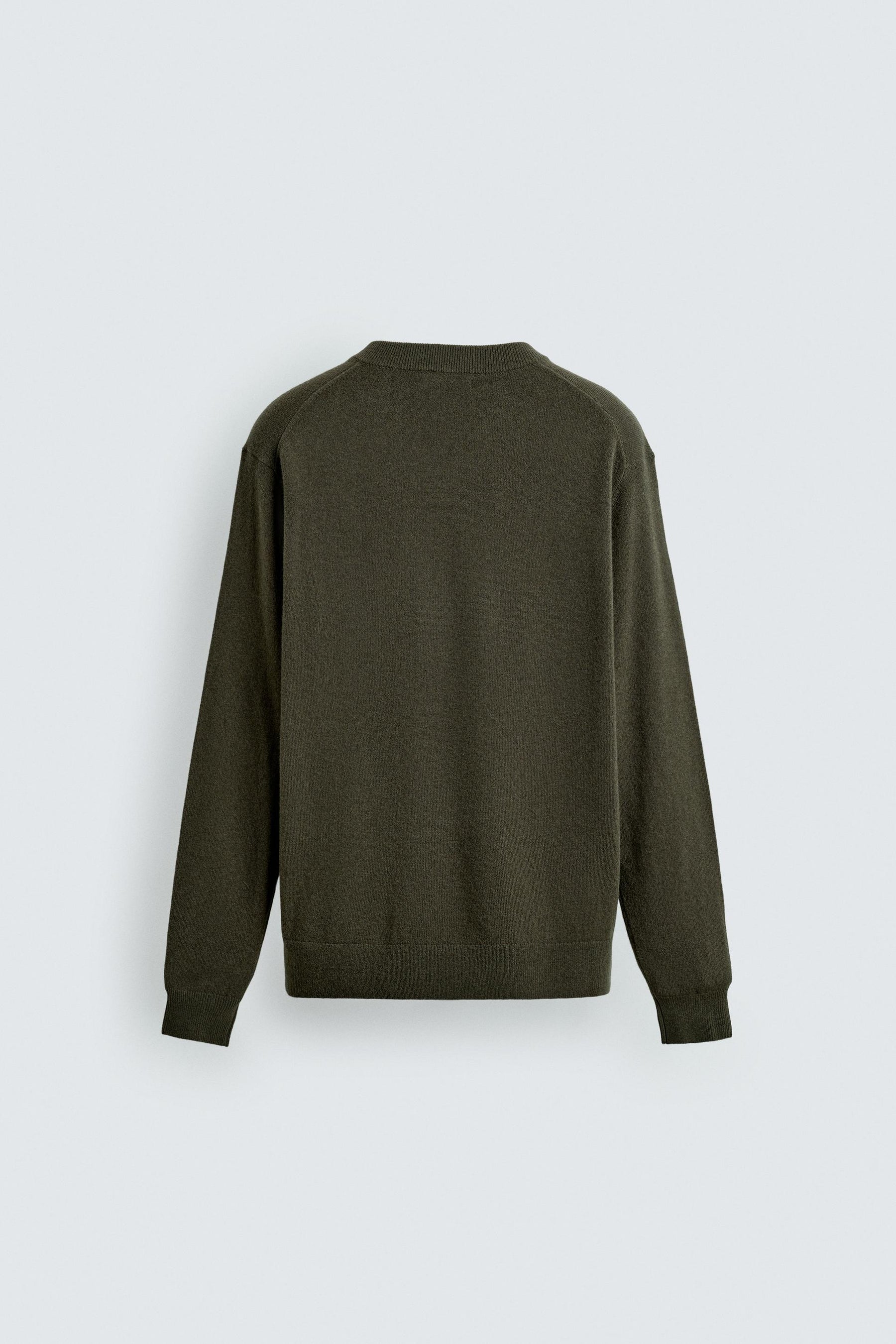 WOOL V-NECK JUMPER - Image 7