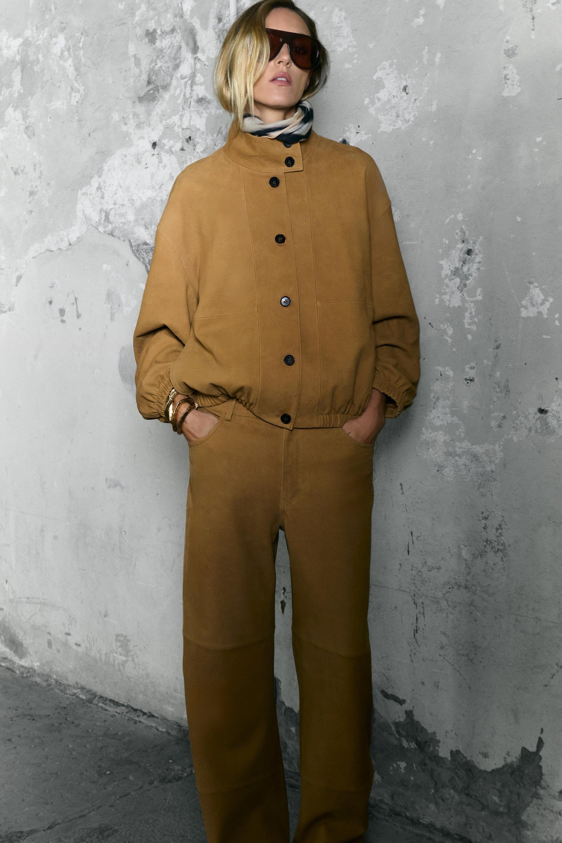 Leather Bomber Jacket Limited