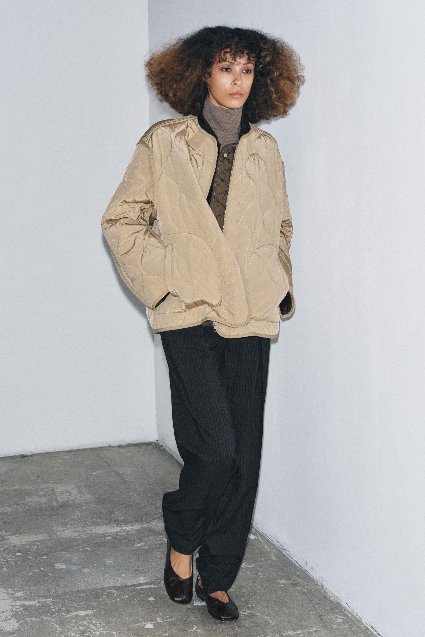 ZW COLLECTION REVERSIBLE QUILTED JACKET - Image 1