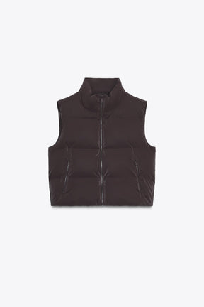 RUBBERISED PUFFER GILET - Image 5