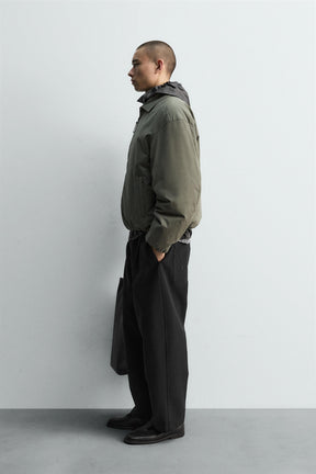 BOXY FIT TEXTURED JACKET - Image 4