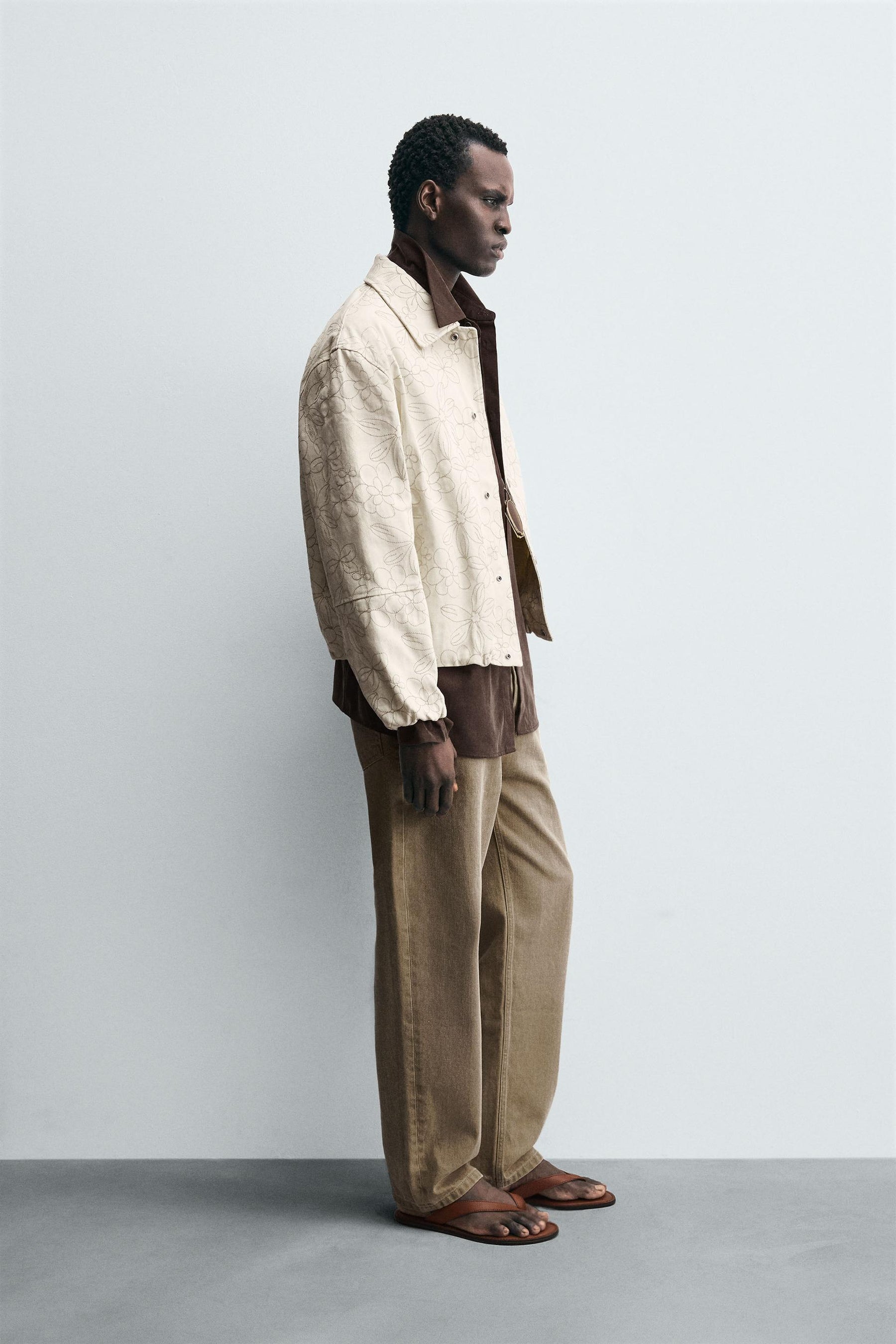 FLORAL JACQUARD JACKET - Image 4