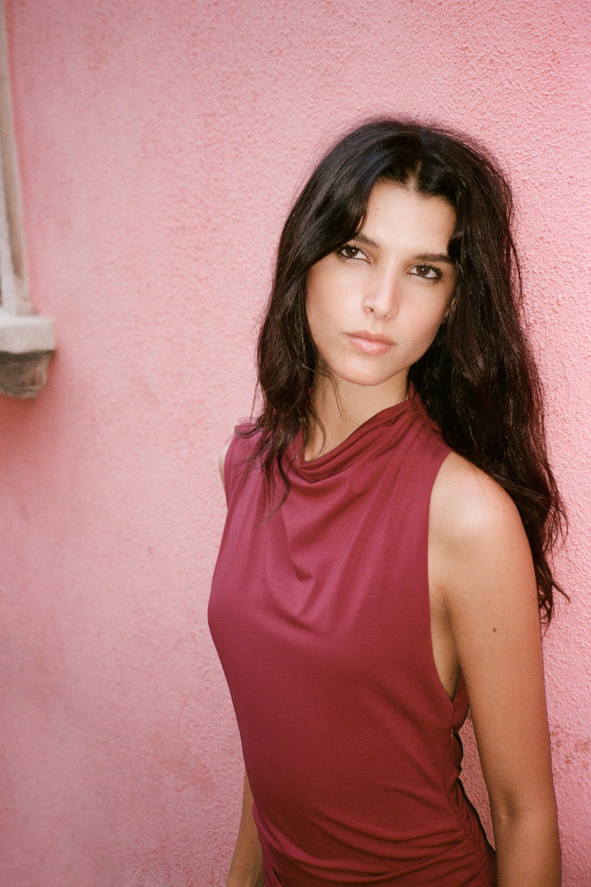 LONG GATHERED DRESS - Image 2