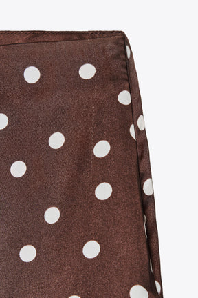 Satin High-Waist Trousers