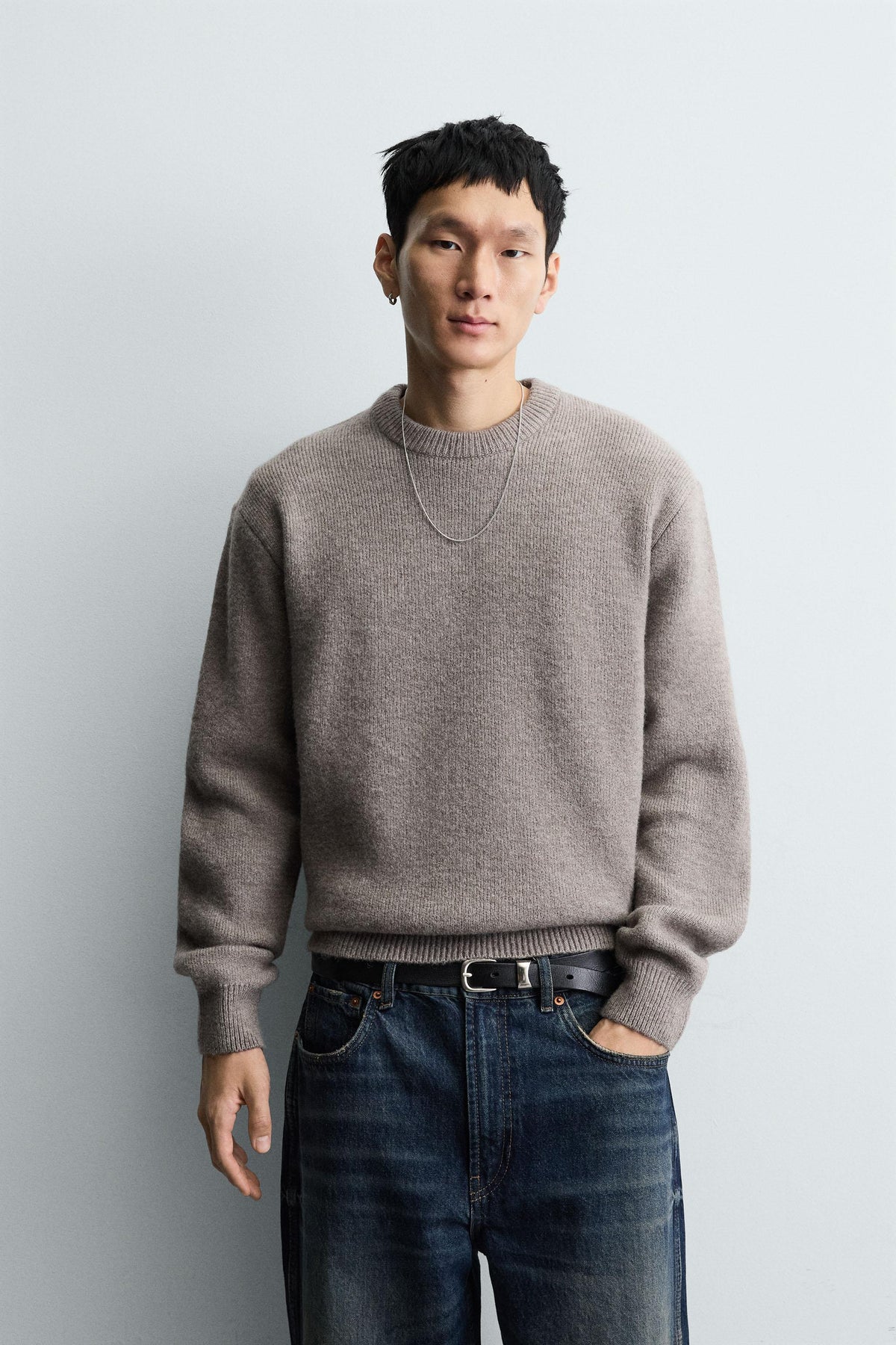 Boxy Knit Sweater