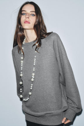 OVERSIZE RIB SWEATSHIRT
