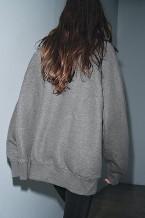 OVERSIZE RIB SWEATSHIRT