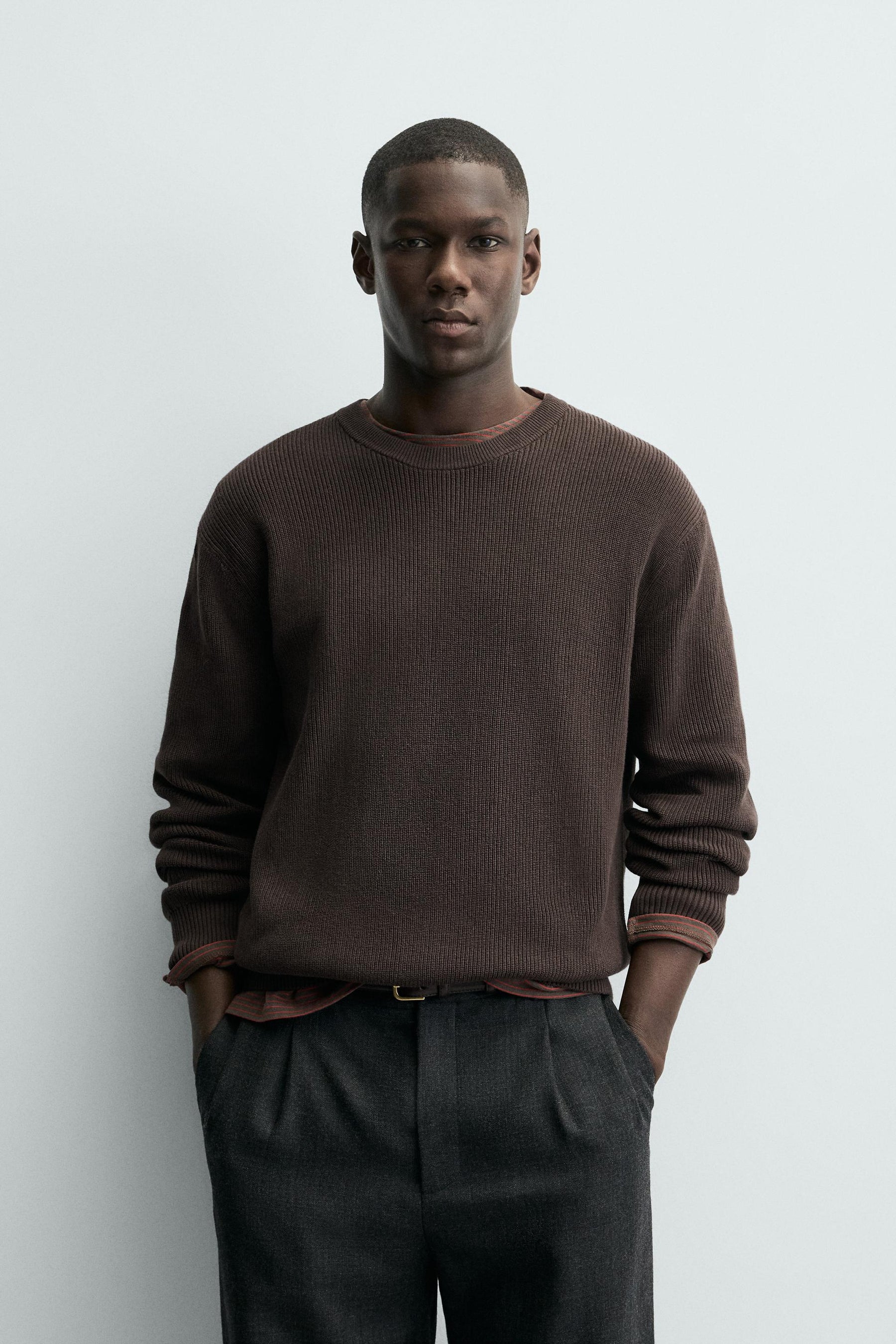 PURL KNIT SWEATER - Image 2