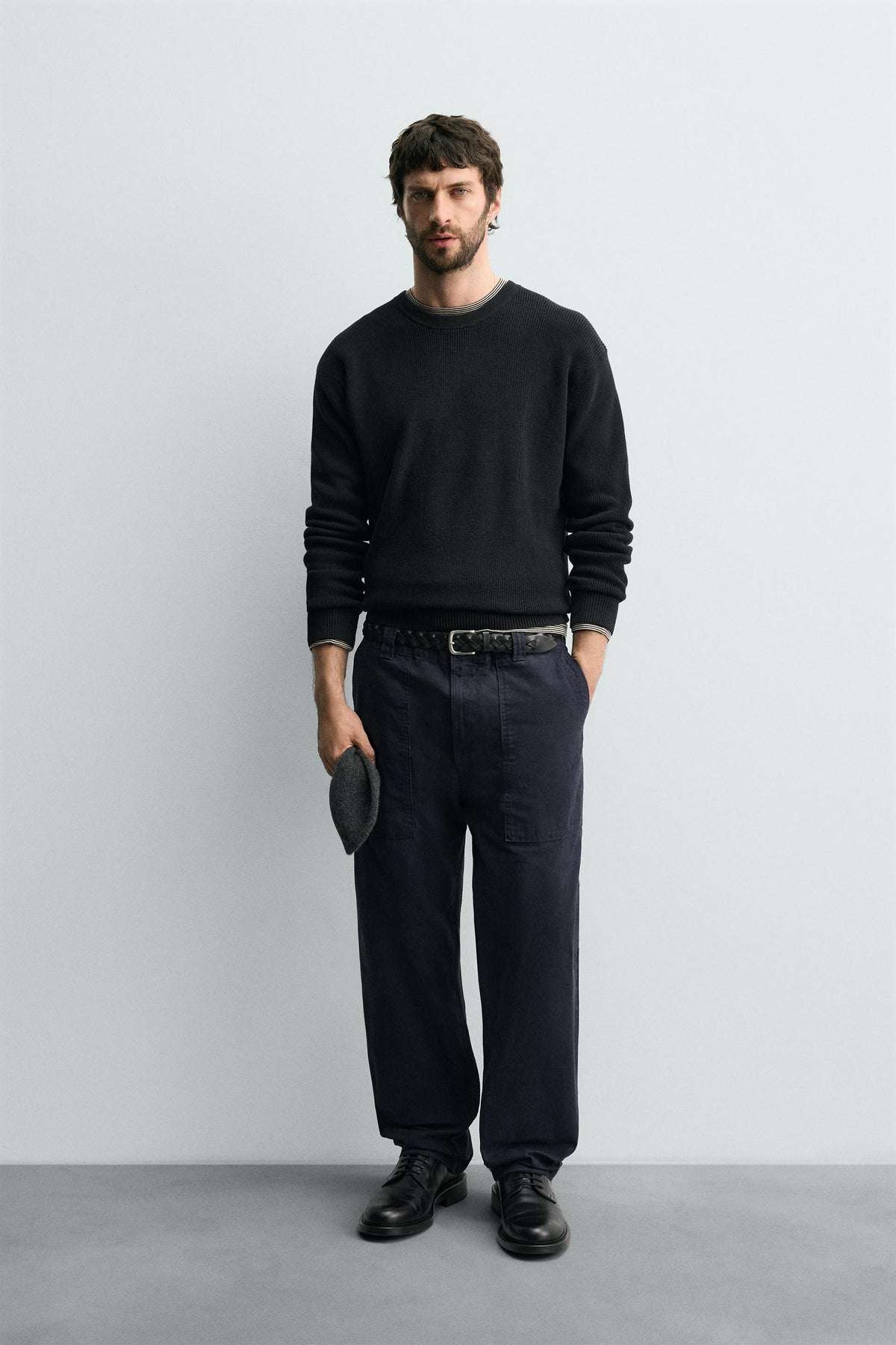 PURL KNIT SWEATER - Image 1