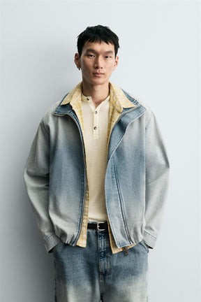 WASHED DENIM JACKET - Image 2