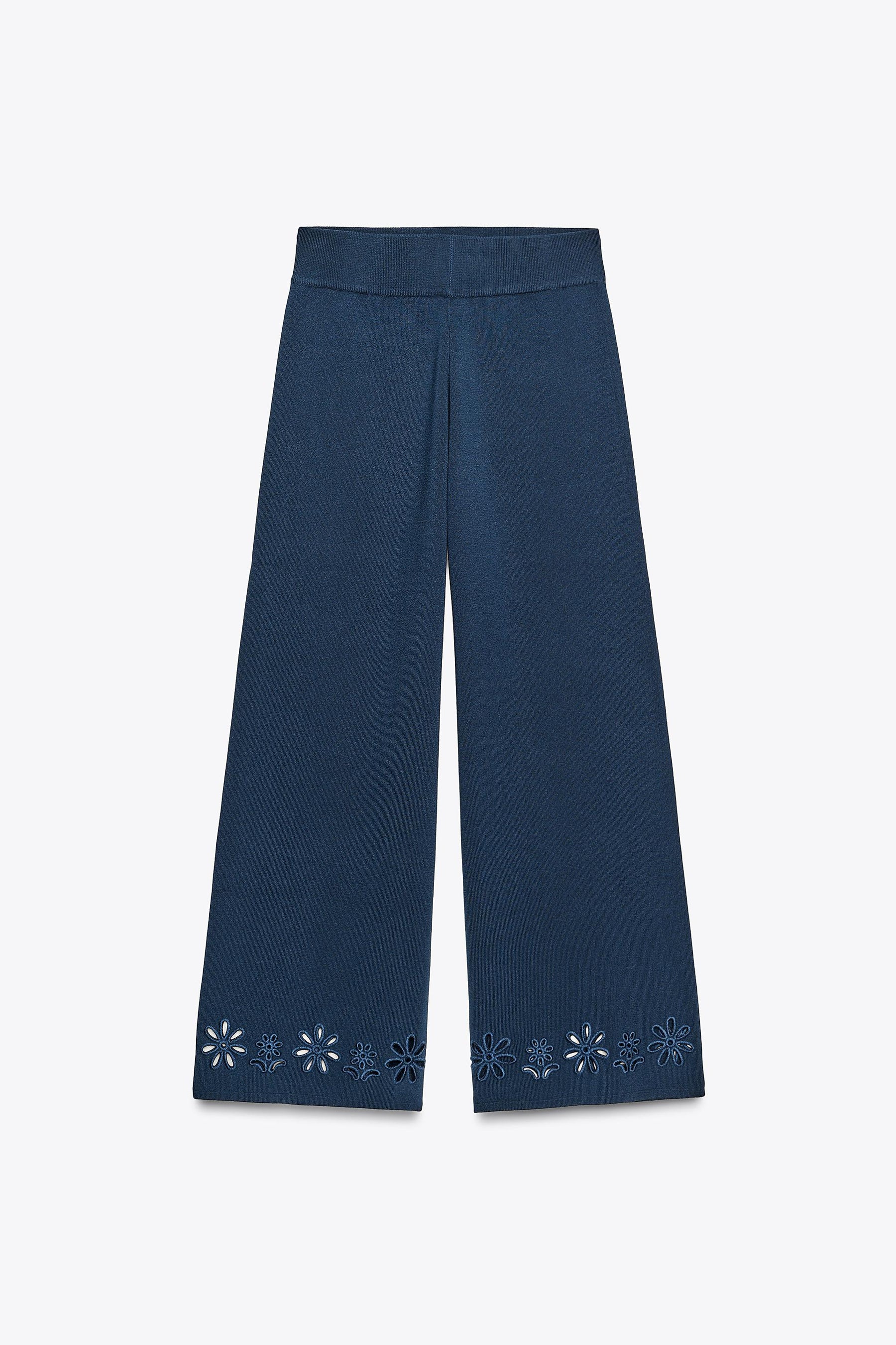 KNIT TROUSERS WITH CUTWORK EMBROIDERY - Image 4