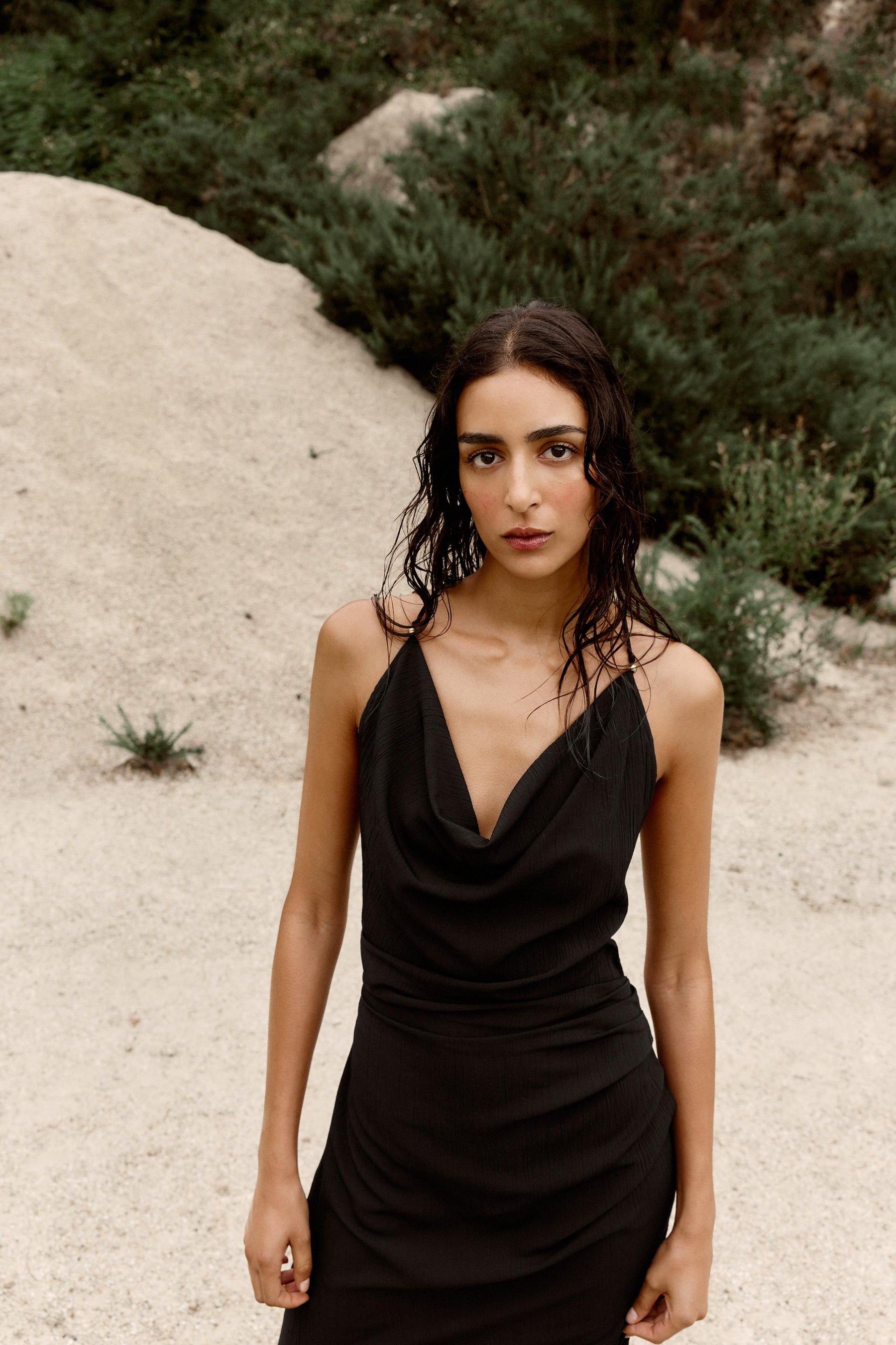 Trimmed Camisole Dress