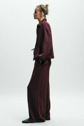 Wide-Leg Trousers
