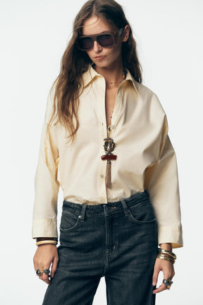 Straight-Fit High-Waist Jeans