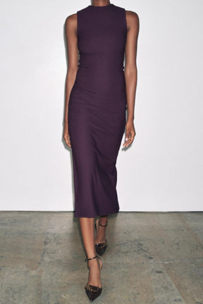 LONG CREPE DRESS - Image 2