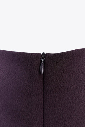 LONG CREPE DRESS - Image 7