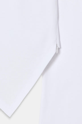 Asymmetric Boat Neck Shirt